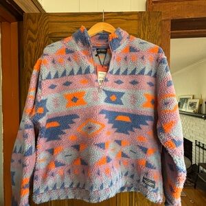 Lilac Guadalupe Fleece Pullover - NWT Southern Marsh